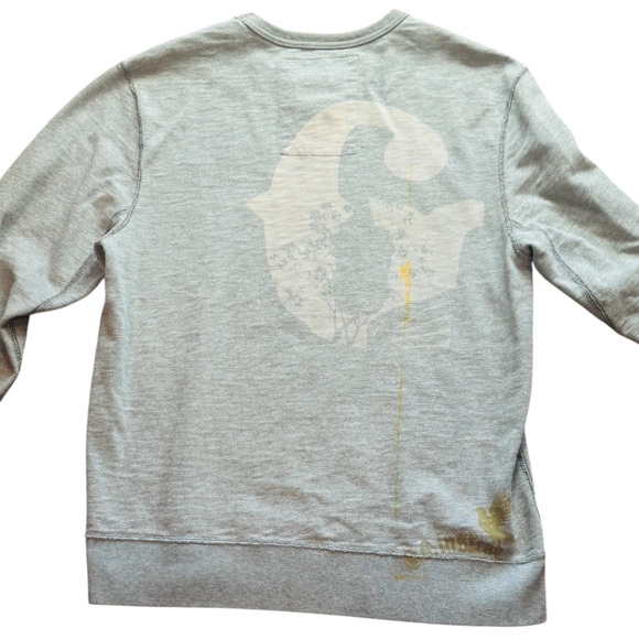 GAP Tops - GAP Reverse Weave Exposed Seam Vintage Style Crew Sweatshirt M